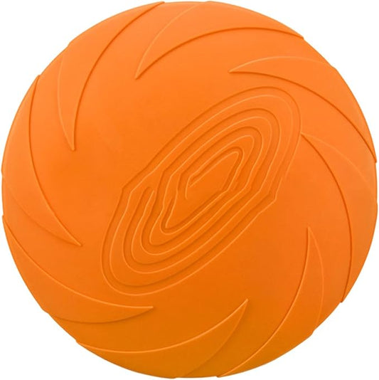 Nonslip Dog Flying Discs Chew Outdoor Toy Rubber Soft Training Exercise for Active Pet Outdoor Fetching Toy for Dog