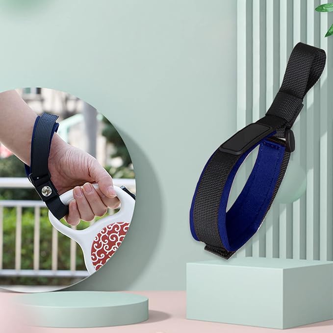 Retractable Dog Leash Wrist Strap - Hands Free, Adjustable, Royal Blue
