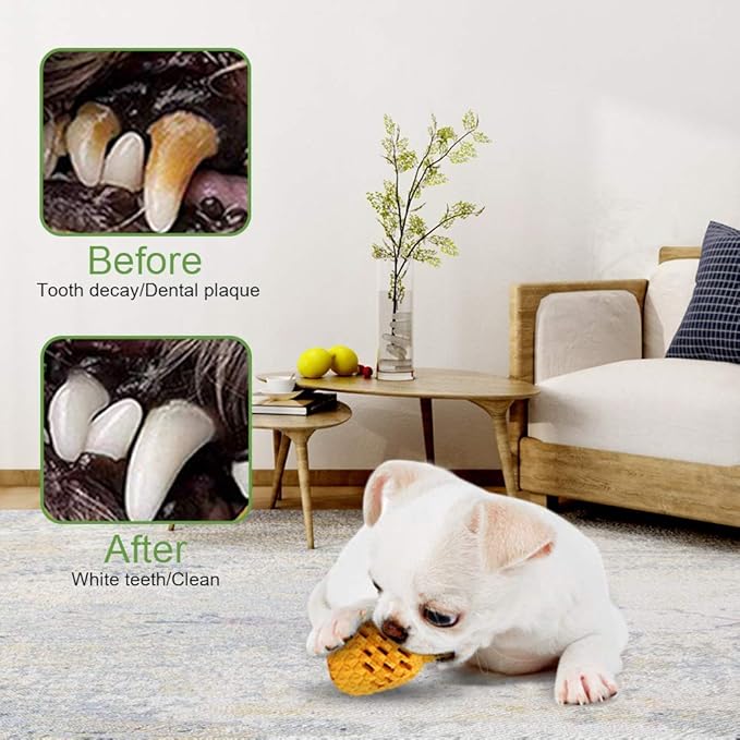 Teething Chew Toys for Puppy Small Dogs, Interactive Dog Toys to Keep Them Busy Puppies Tough Dog Dental Clean Toys