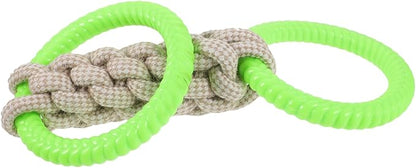 BESPORTBLE Dog Tug of War Toy Interactive Cotton Rope Teething Toy Multi for Large Dogs