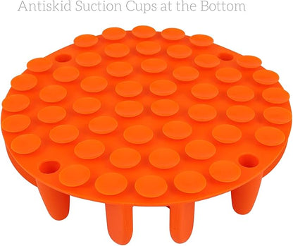 Slow Feeder Insert for Dogs & Cats, 3 Sizes Food-Grade Silicone Anti-Choking Puzzle Feeder, Non-Slip Suction Cup Design, Fits Most Bowls, Bloat Stop Pet Feeding Solution