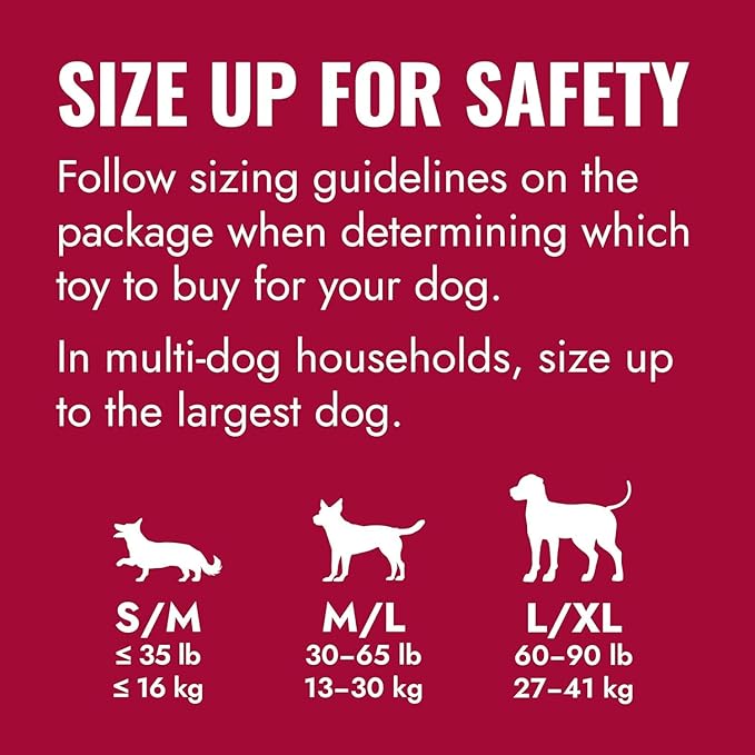 KONG Donut Dog Toy – Durable Natural Rubber Chew & Fetch Toy – Promotes Healthy Teeth & Gums, Fun Bounce & Roll, Gentle on Mouth (Large/X-Large)