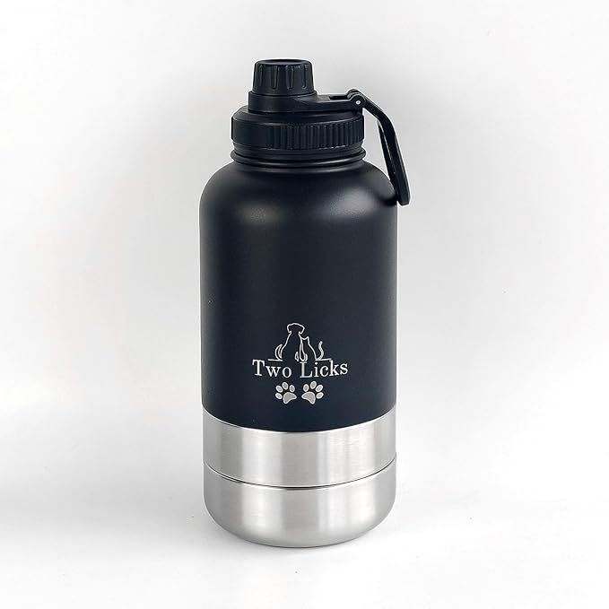 3-in-1 Reusable Water Bottle and Food Bowls Combo