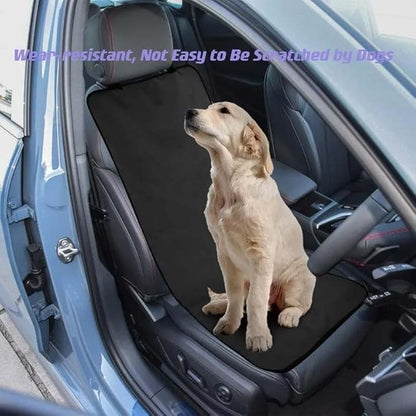 Car Seat Protector Waterproof Dog Car Seat Cover Scratch-Proof Universal Front Seat Covers Non-Slip Pet Passenger Seat Cover Protector for Dogs Cats Pets Cars Trucks SUVs Keeps Seats Clean