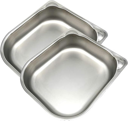 Closer Pets C200 2 Meal Timer-Controlled Automatic Pet Feeder - for Cats and Small Dogs, Wet or Dry Food, Stainless Steel Bowl Inserts and Ice Pack, up to 14 oz Each, White