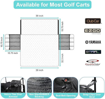 3G Pet Cover for Golf Cart Rear Seat