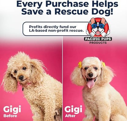 Pacific Pups Products XL Dog Rope Toy for Aggressive Chewers - Benefits Non-Profit Dog Rescue - Tug of War Dog Toy, Dog Toys for Large Dogs Tough Dog Toys for Aggressive Chewers Red