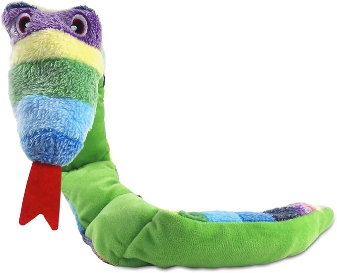 Bow Wow Pet Squeaky Snake Dog Toy - Tug, Fetch & Teasing Toy - 35 Inches