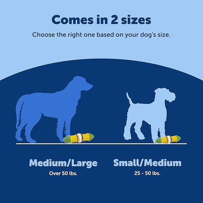 PetSafe Busy Buddy Cravin' Corn - Adjustable Slow Feeder Toy with Refillable Treat Rings - Cleans Teeth & Gums, Cures Boredom & Slows Down Eating Habits - Small/Medium- for Dogs 25-50 lb