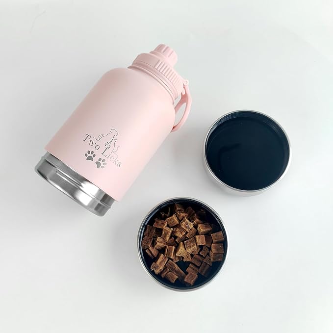 3-in-1 Reusable Water Bottle and Food Bowls Combo