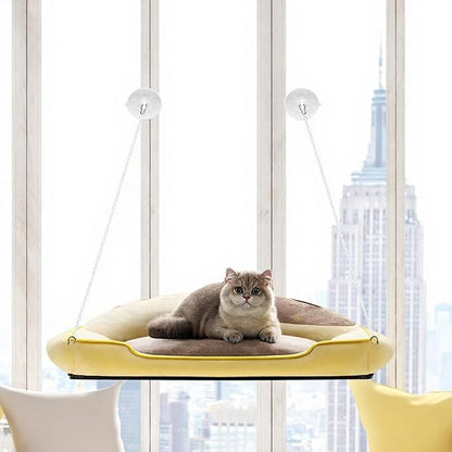 4 PCS Cat Window Perch Suction Cup Strong Cat Window Bed Seat Replacement Suction Cup Perch Powerful Cats Windows Bed Replacement Suckers for Hammock Hanging Pet Supplies Indoors,2 Styles