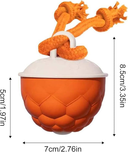 Interactive Dog Toys, Dog Ball Laun-Cher - 2026 Upgraded Motion Activated Automatic Rolling Ball Toys for Small/Medium/Large Dogs Balls for Boredom to Keep Them Busy with Dog Toy Balls (Orange)
