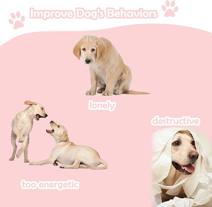 Automatic Dog Ball Thrower Launcher Interactive Toys, Auto Dog Ball Launcher for Medium to Large Dogs, Remote Control Tennis Balls Machine for Dogs, Pet Mental Stimulation Toys, with 6 Balls