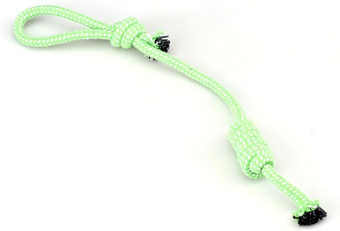 Dog Chew Rope Toys, Set of 9, Cotton Teething Ropes for Small and Medium Dogs, with Ball, Tug-of-War Toys, Fetching Bone and Sandal