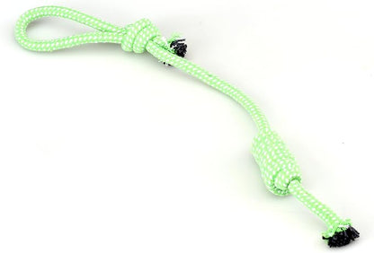 Dog Chew Rope Toys, Set of 9, Cotton Teething Ropes for Small and Medium Dogs, with Ball, Tug-of-War Toys, Fetching Bone and Sandal