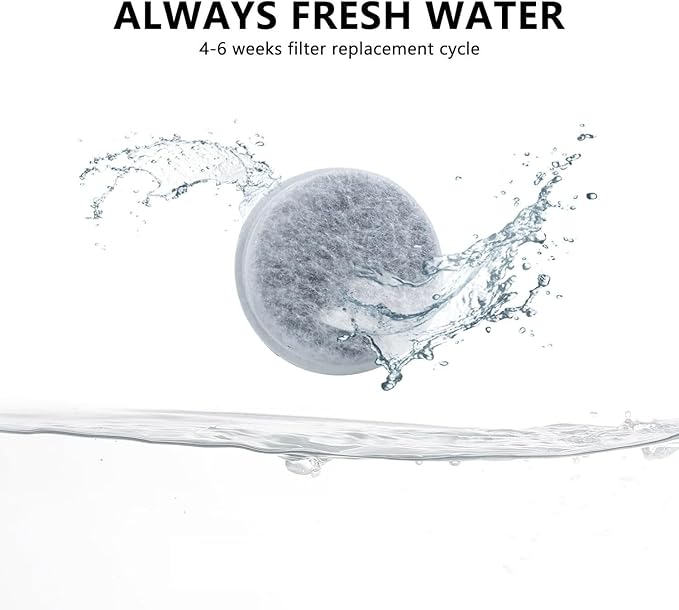 Filter For Dog Water Bottle,Activeted Carbon Filter Element,Change the Filter and Get a Replacement