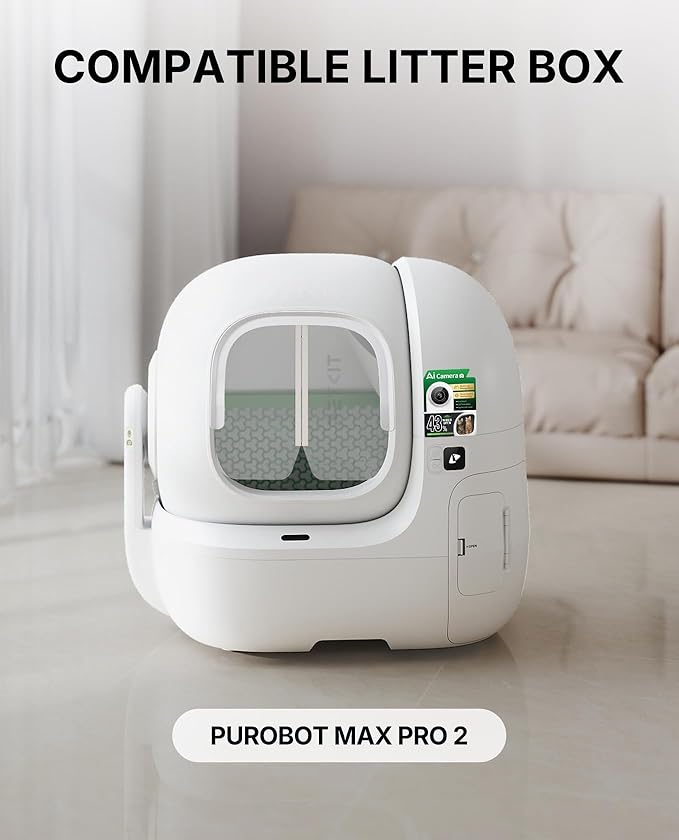 PETKIT Magnetic Dustproof Curtain 3.0 for PUROBOT MAX PRO 2 Self Cleaning Cat Litter Box
