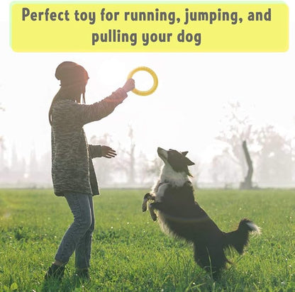 PetSpy Dog Ring Toy – Flying Ring for Outdoor Play, Floating Training & Fetch Toy for Throwing, Catching & Chewers – Durable EVA Flying Disc for Small, Medium & Large Dogs