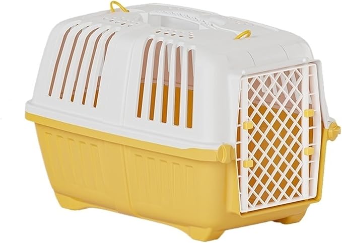 Compatible for Cats and Dogs, Large Breathable Portable Pet Carrier, Collapsible Travel Cage for Transit and Outdoor Use(Large)