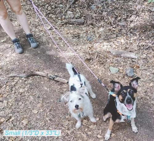 Double Dog Leash Coupler 1/3" Rope Extension for Two 10-35lbs Dog - Image 6