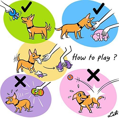 CHIWAVA 3PCS 2.7'' Squeak Latex Dog Toy Football Fetch Ball for Medium Dogs - Image 6