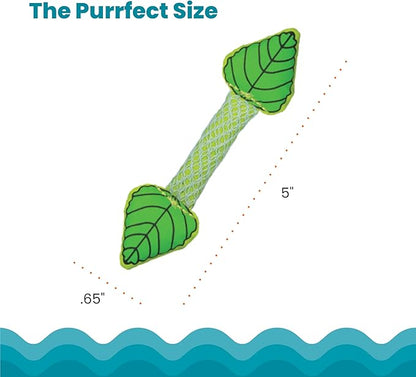 Catstages Fresh Breath Mint Stick Dental Cat Chew Toy with Catmint, Teeth Cleaning & Fresh Breath, Solo or Interactive Play, Green