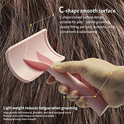 Dog Slicker Brush for Poodles Doodles Fluffy Deshedding Loose Hair. - Image 4