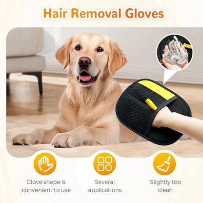 Pet Hair Removal Glove for Cats & Dogs, Static Removal Gloves for Pet Hair,Reusable Pet Hair Remover Glove (1 PCS)