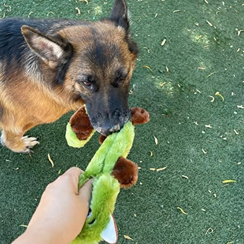 Jalousie 5 Pack Stuffingless Dog Squeaky Toys Dog Toy w/Durable Liner No Stuffing Dog Toy - Dog Toys Crinkle Paper Squeaker Toy for Medium Large Dogs (5 Pack - Color 2 - Squeaky) - Image 4