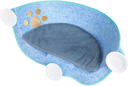 Window Hammock for Cats with Suction Cups Lounging Bed Perch Breathable Cloth Resting Bed Hammock