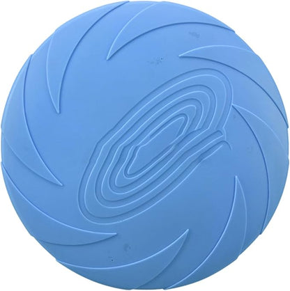 Nonslip Dog Flying Discs Chew Outdoor Toy Rubber Soft Training Exercise for Active Pet Outdoor Fetching Toy for Dog