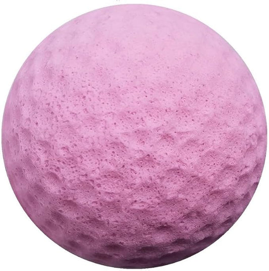Cat Golf Balls for Indoor Kitten Toys - Interactive Sponge Foam Soccer Balls (Magenta)