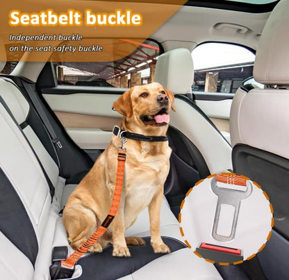 Laqibak Removable Dog Seat Belt Harness for Car, 3 in 1 Pet Seatbelt Leash - Image 3