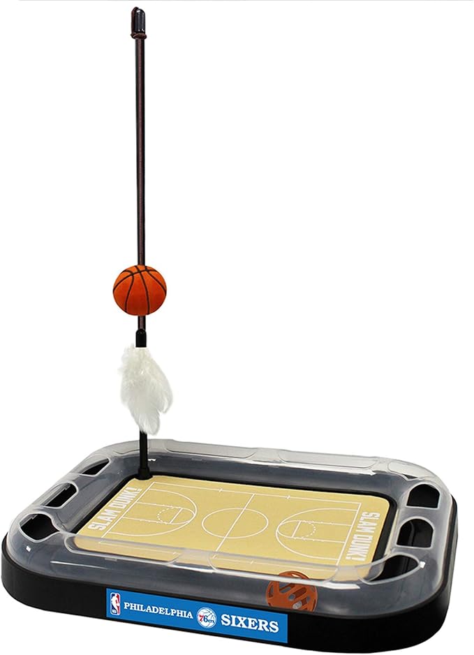 76ERS Basketball Cat Scratcher Toy
