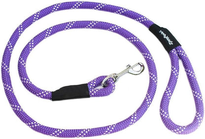 ZippyPaws Zp338 Climbers Rope Leash Original 6 Ft - Purple Dog Lead