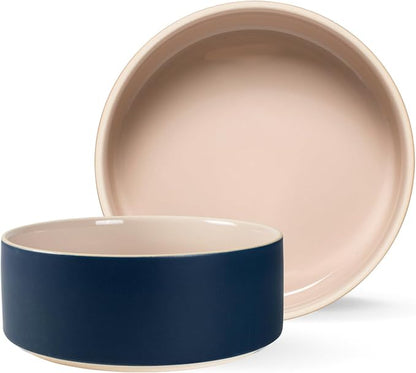 Fringe Studio Minimal Midnight Medium Stoneware Pet Bowl, PetShop Collection (479108)