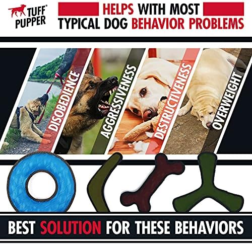 Tuff Pupper SuperChewy Tough Floating Dog Water Toy Strong Natural Rubber | Great Dog Fetch Toy | Pool Swimming Toy for Puppy| Durable Training Toy for Non-Aggressive Chewers - Image 4