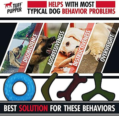 Tuff Pupper SuperChewy Tough Floating Dog Water Toy Strong Natural Rubber | Great Dog Fetch Toy | Pool Swimming Toy for Puppy| Durable Training Toy for Non-Aggressive Chewers - Image 4