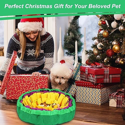 Vivifying Snuffle Mat for Dogs, Enrichment Dog Puzzle Toys for Slow Eating and Keep Busy, Adjustable Sniff Mat Encourages Natural Foraging Skills and Mental Stimulation(Yellow Purple) - Image 6