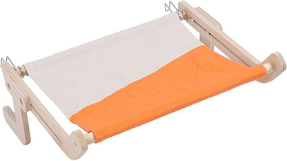 Pilipane Cat Window Perch Wood Window Hanging Pet Hammock Sturdy Frame Cat Sleeping Bed Seat Shelves for Windowsill Bedside