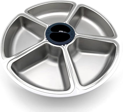 Cat Mate Stainless Steel Bowl Inserts - Replacement Bowls for 5-Meal C500 Automatic Pet Feeder (Pack of 5)