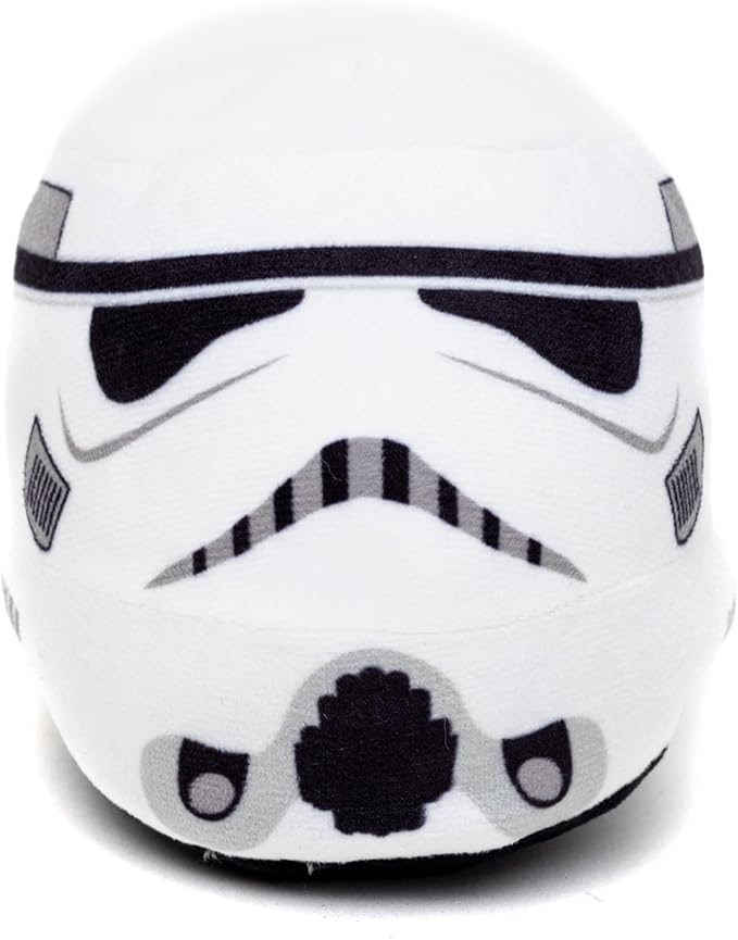 Star Wars Dog Toy, Stormtrooper Helmet White Pet Toy, Plush, 5.5" x 6"