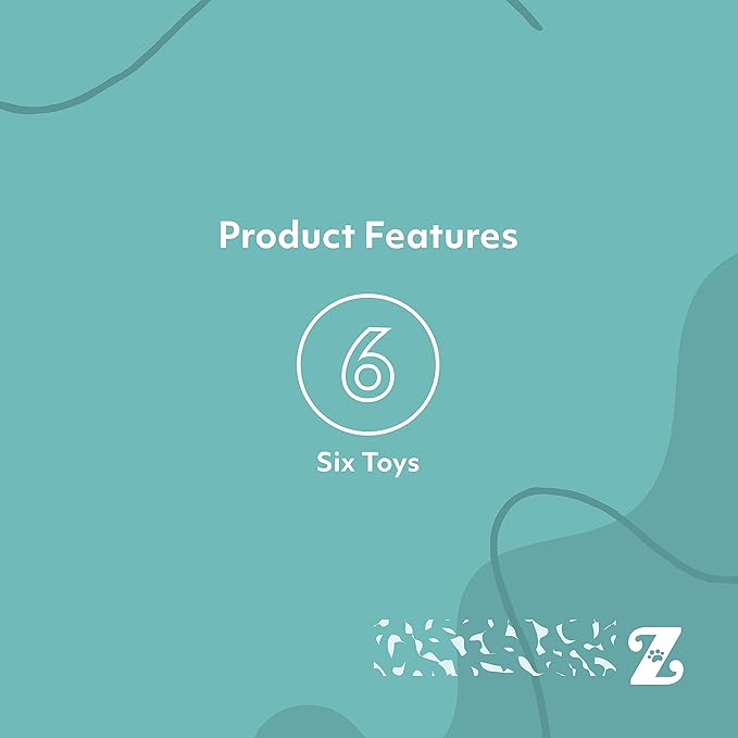 ZippyPaws Burrow Replacement Miniz - Interactive Dog & Puppy Toys for Boredom, Stimulating Pet Products to Keep Them Busy, Plush Refills for Hide & Seek Puzzle, Enrichment Squeaky Toys - Mixed 6 Pack