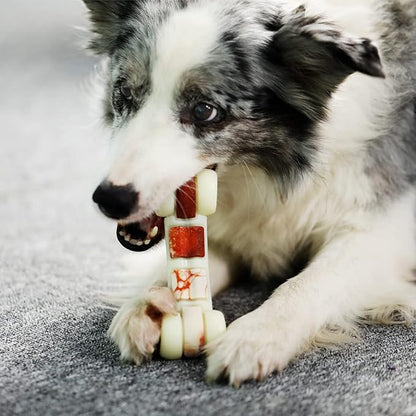 Tikaton Hammerbone Durable Dog Chew Toy for Aggressive Chewers, Beef Flavor Dog Toy, Medium