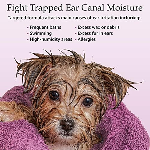 Ear Cleansing Solution for Dogs & Cats - Deodorizing Dog Cleaner with Aloe Vera Vitamins Professional Pet Flush Cleans Acidifies Canal Complete Care 1 gal, White (PRIM1059) - Image 5