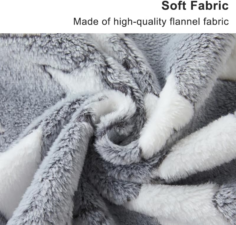 1 Pack 3 Blankets for Dog Puppy Cat (Small 23x16'', Purple, Pink, Brown) - Image 6