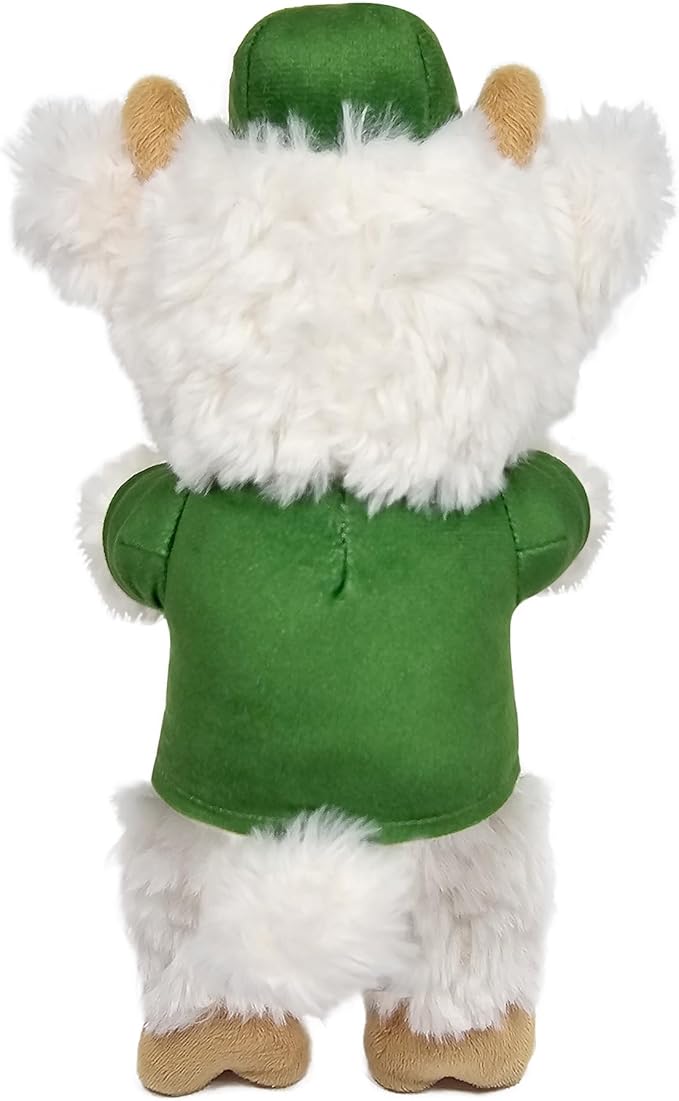 JohnDeere Goat Plush Toy for Dogs and Cats with Squeaker, Wearing a John Deere Jersey! Safe, Fun & Sporty Goat Shaped Dog Chew Toy, Interactive Pet Toy, Plush Teddy Bear for Pets