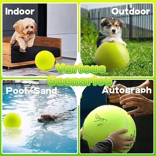 Banfeng Dog Tennis Ball, 9.5" Giant Sport Gift Toy Herding Ball for Dogs - Image 4