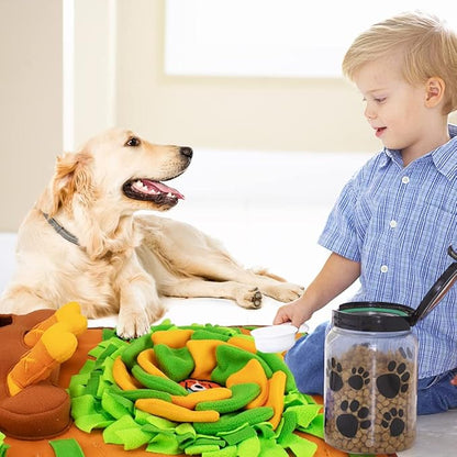 Awoof Snuffle Mat - Dog Enrichment Feeding Mat for Smell Training & Slow Eating, Interactive Dog Toy & Feed Game for Sniffing & Mental Stimulation