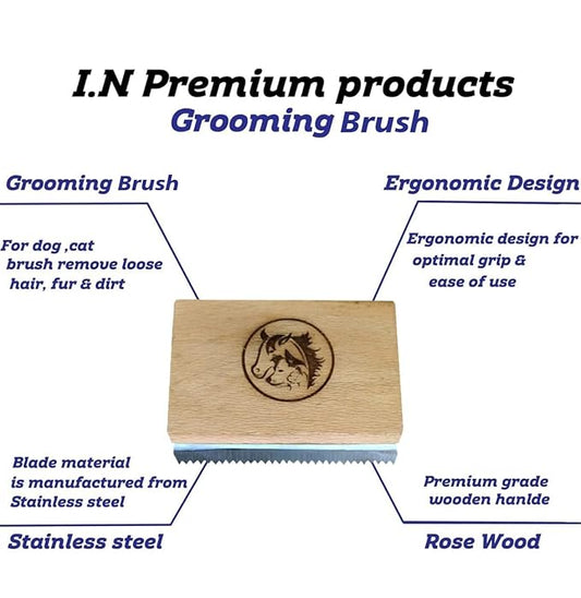 Original Cat Brush for Shedding - Indoor Cat Grooming Supplies, Hair Remover, Comb, Deshedding Tool for Pets